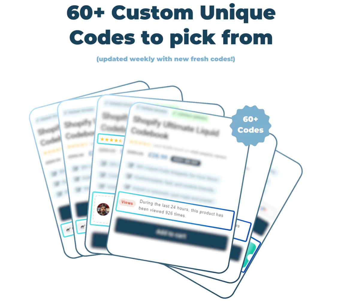 Shopify Custom Liquid Codes